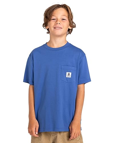 Element Basic - Taschen-T-Shirt - Jungs 8-16 - S/10 - Blau von Element