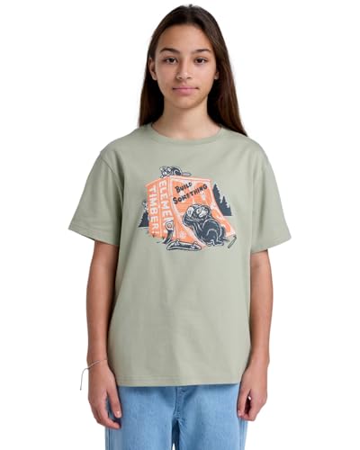 Element Timber Breaktime - T-Shirt - Jungs 8-16 - XL/16 - Grün von Element