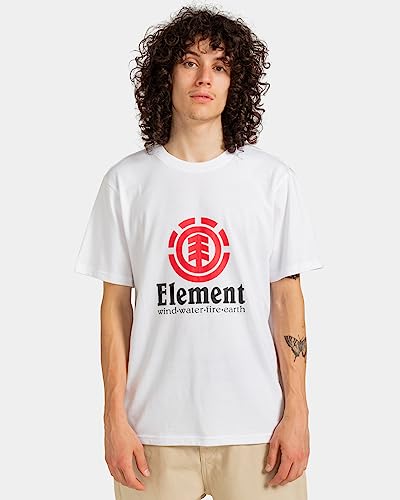 Element Vertical - T-Shirt - Männer - S - Weiss von Element