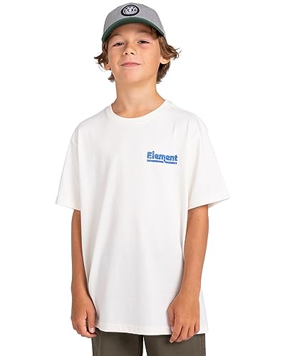Element Sunup - T-Shirt - Jungen 8-16 - XS/8 - Weiss von Element