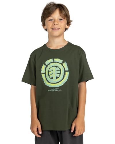 Element Wooden Tree Logo - T-Shirt - Jungs 8-16 - M/12 - Braun von Element