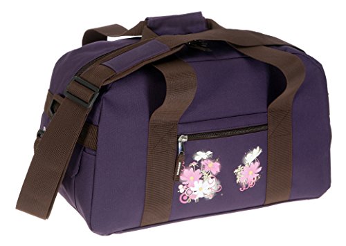 Elephant Sporttasche Select Tasche Schulsporttasche 47 cm Sport | Violetta Flower - Lila Violett von Elephant