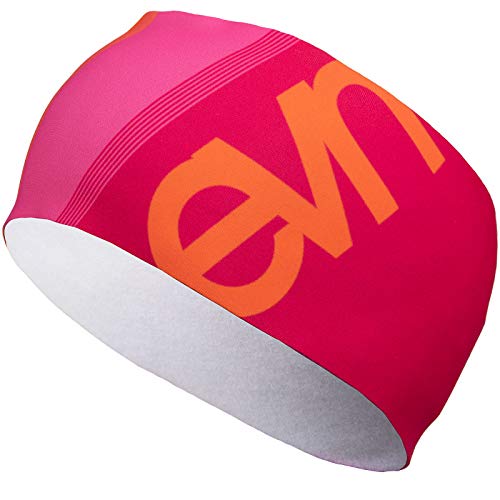 Eleven Sportswear Sport Stirnbänder für Laufen, Radfahren, Wandern, Fitness, Yoga, Crossfit, Langlaufski und Draußen | HB Dolomiti Retro | Damen, Herren und Kinder (Mono Pink) von Eleven Sportswear