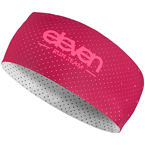 Sport Stirnbänder für Laufen, Radfahren, Wandern, Fitness, Yoga, Crossfit, Langlaufski und Draußen | Damen, Herren und Kinder | HB Dolomiti AIR (Run Team Pink) von Eleven Sportswear
