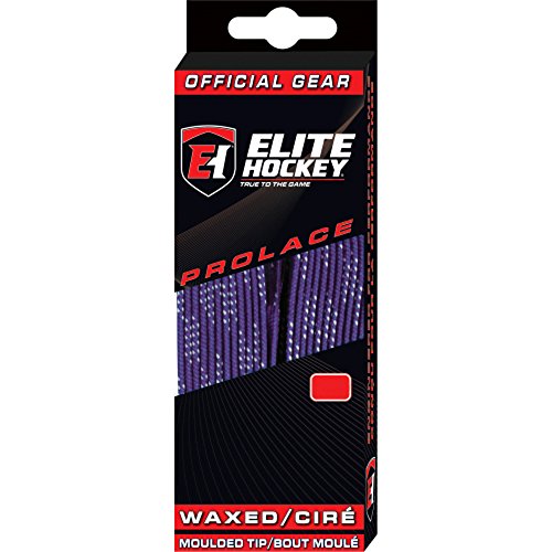 Elite Hockey Unbekannt Prolace Gewachste Hockey-Schnürsenkel, Lila, 213,4 cm von Elite Hockey