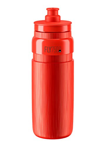Elite S.R.L. Unisex – Erwachsene Elite Fly Tex Trinkflasche, Rot, 750ml von Elite