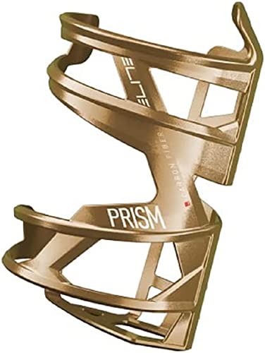 Elite S.R.L. Prism Carbon Trinkflaschenhalter Gold Einheitsgröße von Elite