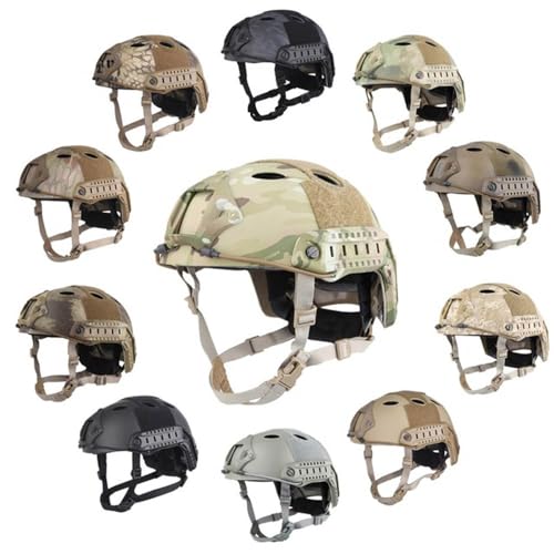 Elite Tribe Militärische Airsoft Helm Combat Schneller Helm PJ Typ (Navy Seal) von Elite Tribe