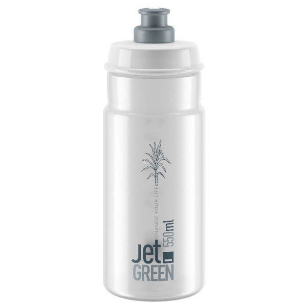 Elite - Jet Green - Fahrrad Trinkflasche Gr 750 ml grau/weiß von Elite