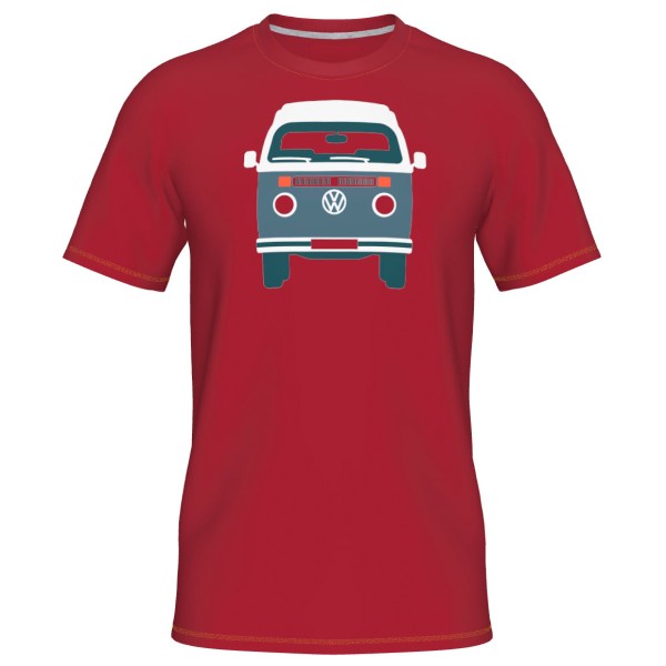 Elkline - Four Wheels To Freedom Baywindow - T-Shirt Gr 3XL rot von Elkline