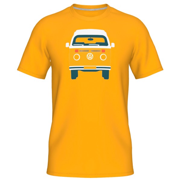 Elkline - Four Wheels To Freedom Baywindow - T-Shirt Gr S orange von Elkline
