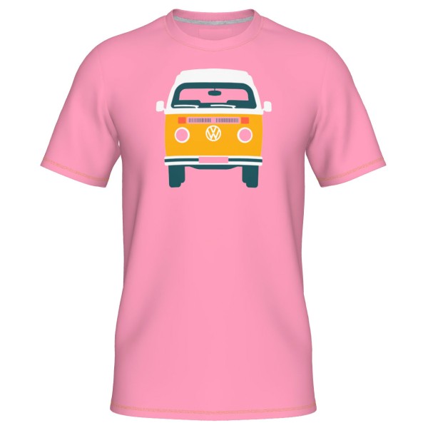 Elkline - Four Wheels To Freedom Baywindow - T-Shirt Gr XL rosa von Elkline