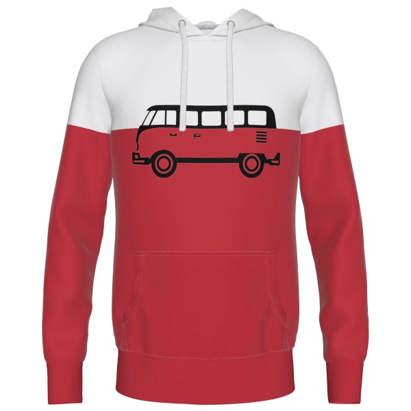 Elkline - Four Wheels To Freedom Lovelingsteil - Hoodie Gr S rot von Elkline