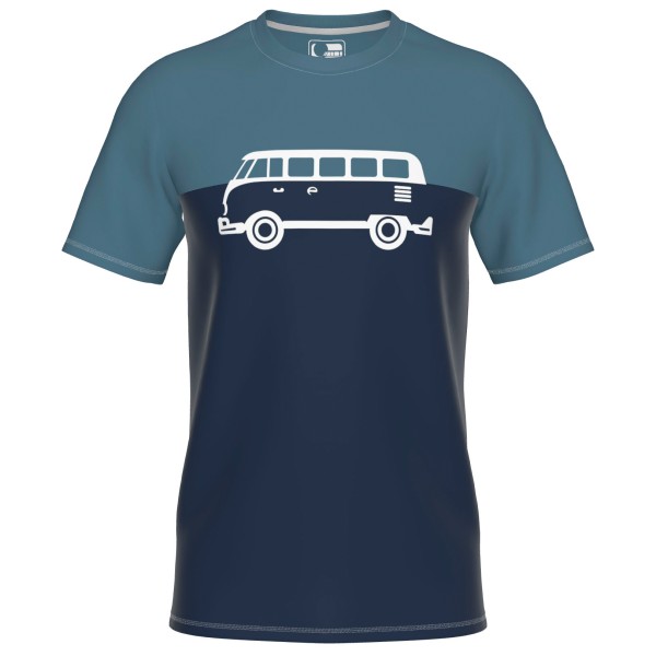 Elkline - Four Wheels To Freedom Träumweiter - T-Shirt Gr 4XL blau von Elkline