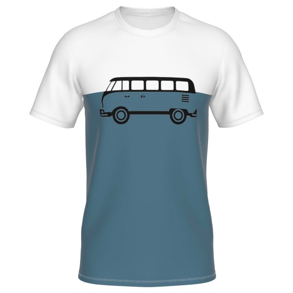 Elkline - Four Wheels To Freedom Träumweiter - T-Shirt Gr L blau/weiß von Elkline