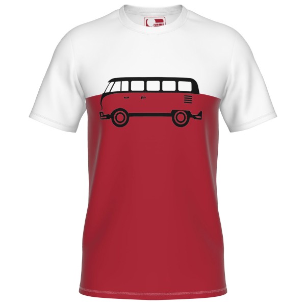 Elkline - Four Wheels To Freedom Träumweiter - T-Shirt Gr M rot von Elkline