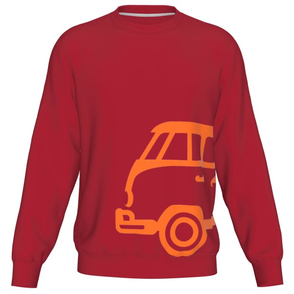 Elkline - Kid's Four Wheels To Freedom Big-Buss - Pullover Gr 104 rot von Elkline