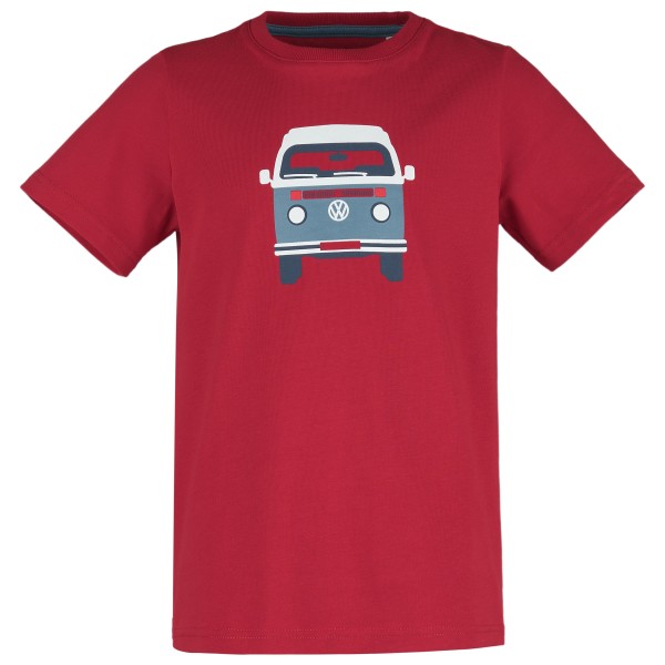 Elkline - Kid's Four Wheels To Freedom Tezwei - T-Shirt Gr 116 rot/rosa von Elkline