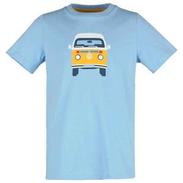 Elkline - Kid's Four Wheels To Freedom Tezwei - T-Shirt Gr 128 blau von Elkline
