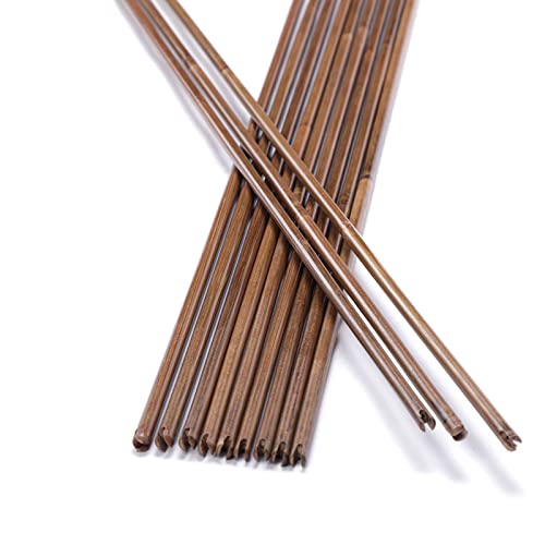 Elkrich Bogenschießen Bambuspfeilschaft 33 Zoll DIY Bambuspfeile Außendurchmesser 7 mm / 8 mm für Recurve Bogen Langbogen Jagd Zielübungen (12St) von Elkrich
