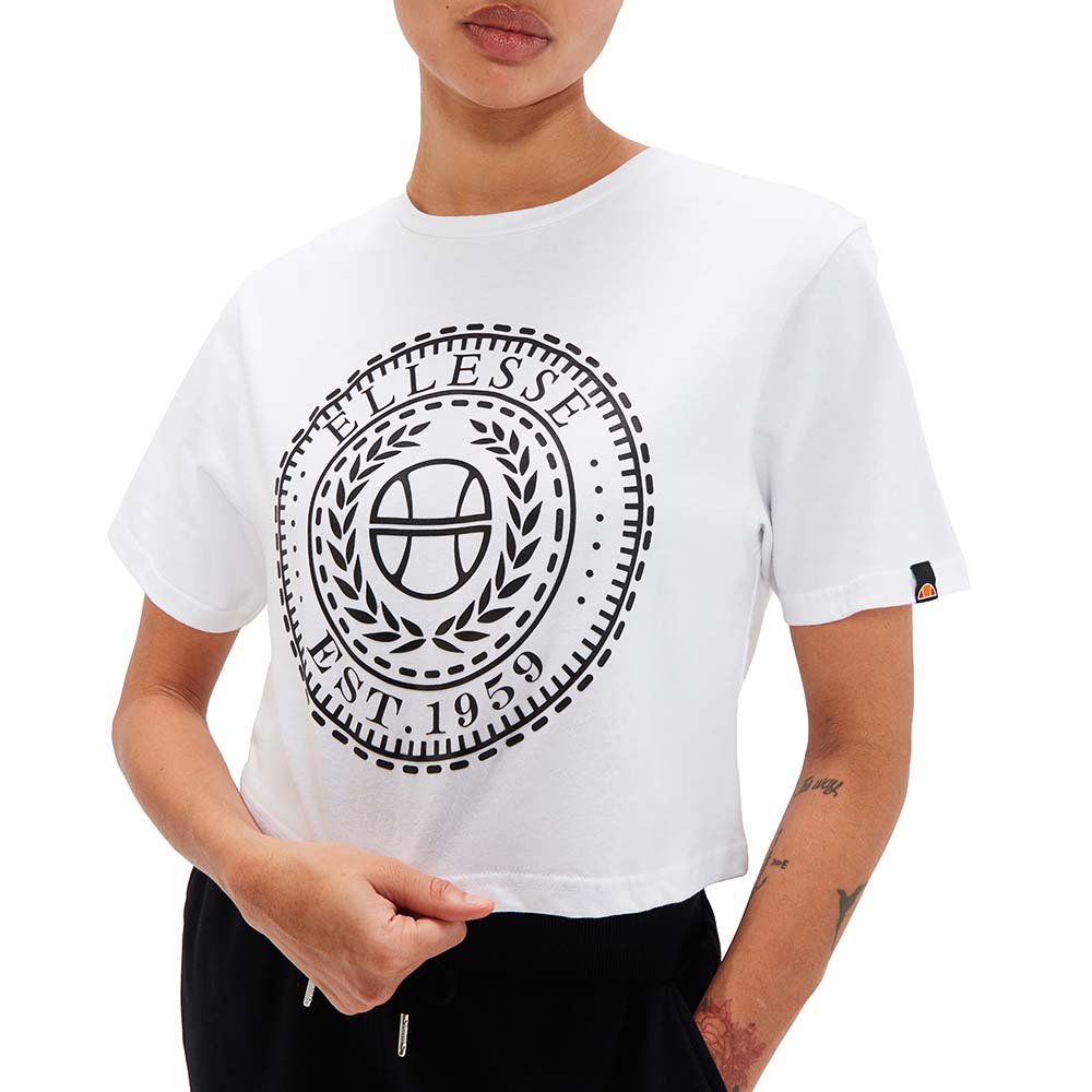 Ellesse Carala Crop Short Sleeve T-shirt Weiß 10 Frau von Ellesse