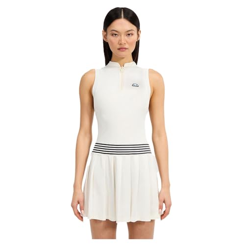 Ellesse Medusa Dress Damen Kleid Creme S von Ellesse