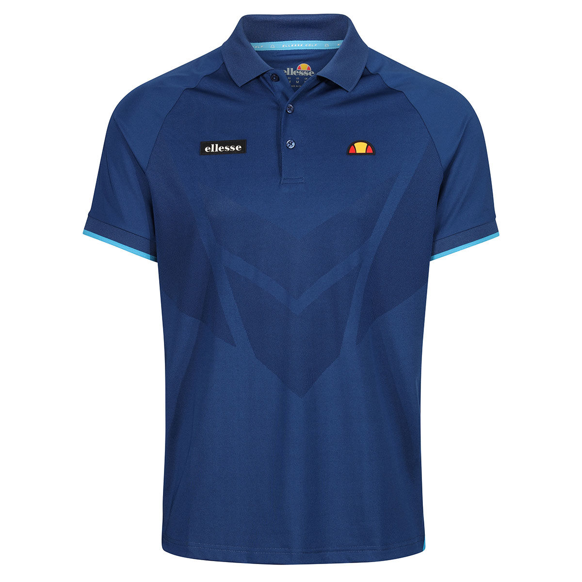 Ellesse Men's Alberto Golf Polo Shirt, Mens, Navy, Large | American Golf von Ellesse