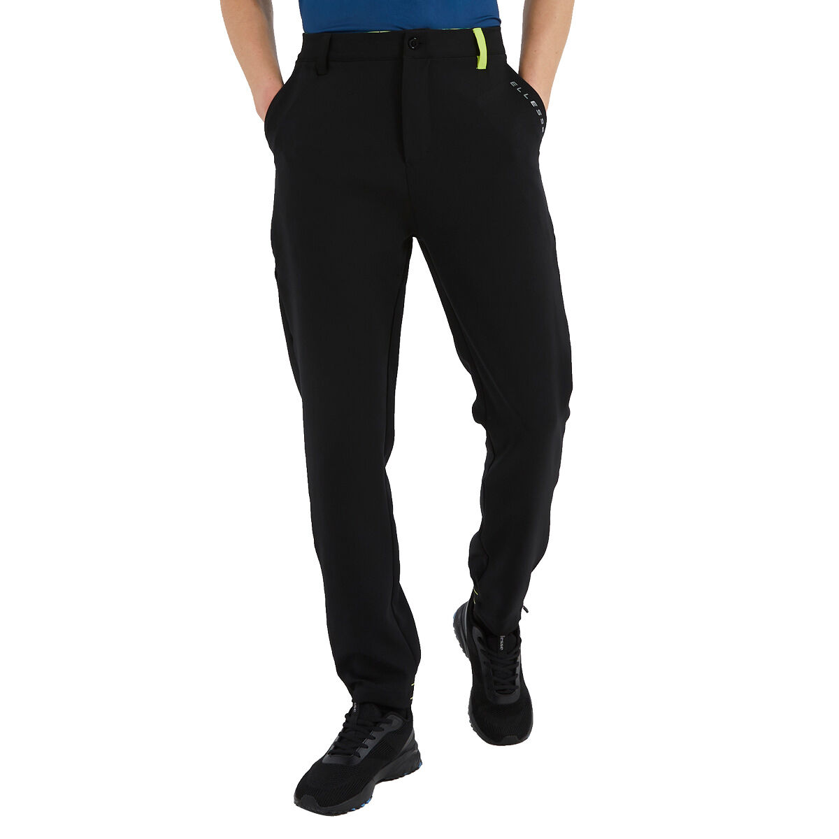 Ellesse Men's Dannio Cuff Golf Trousers, Mens, Black, 30, Regular | American Golf von Ellesse