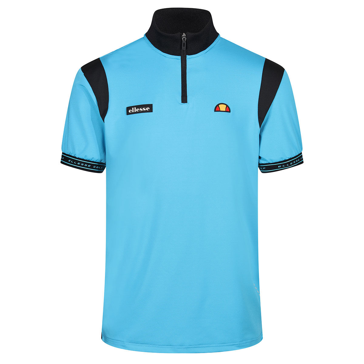Ellesse Men's Tommia Golf Polo Shirts, Mens, Neon blue, Large | American Golf von Ellesse