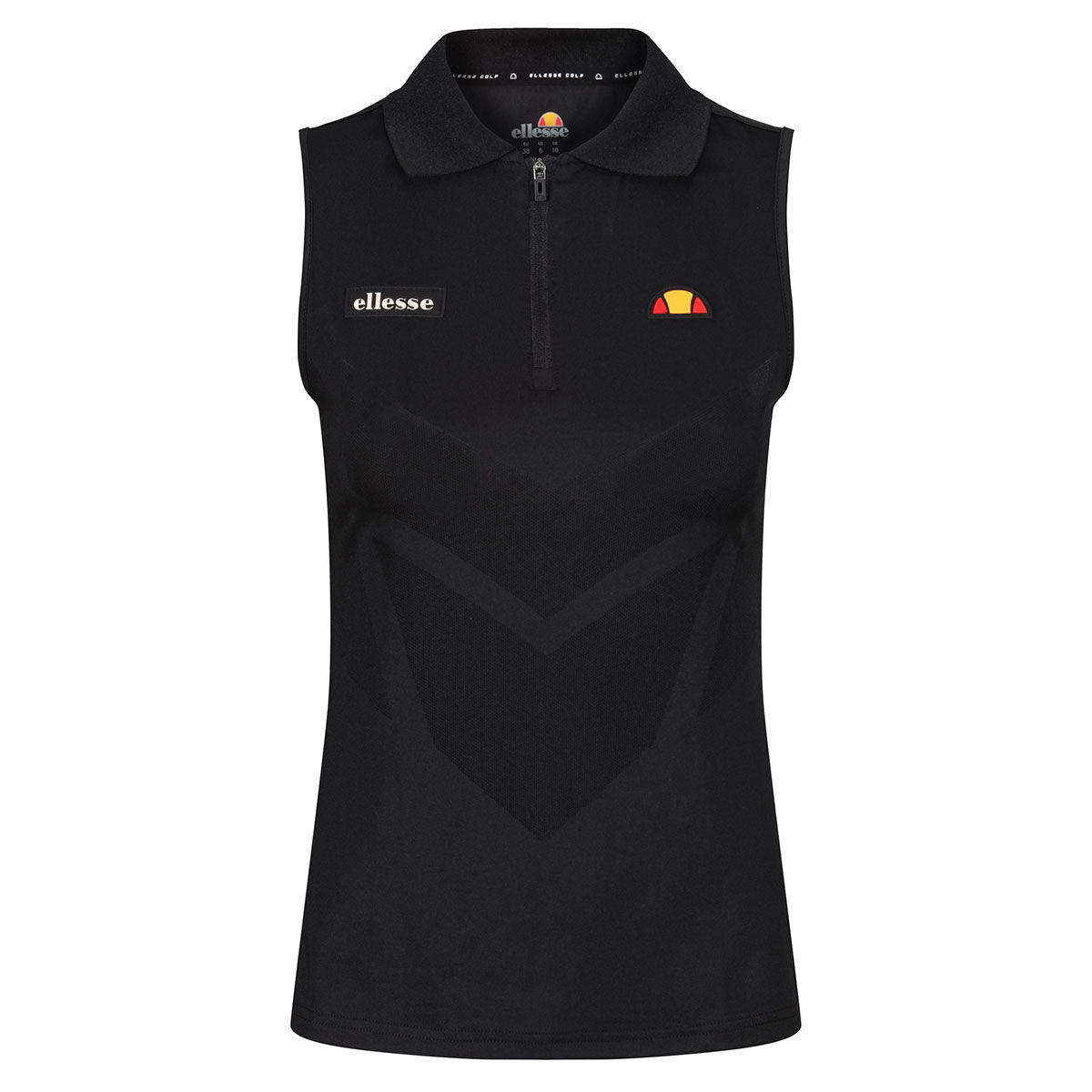 Ellesse Women's Black Riomoro Golf Polo Shirt, Size: 8 | American Golf von Ellesse