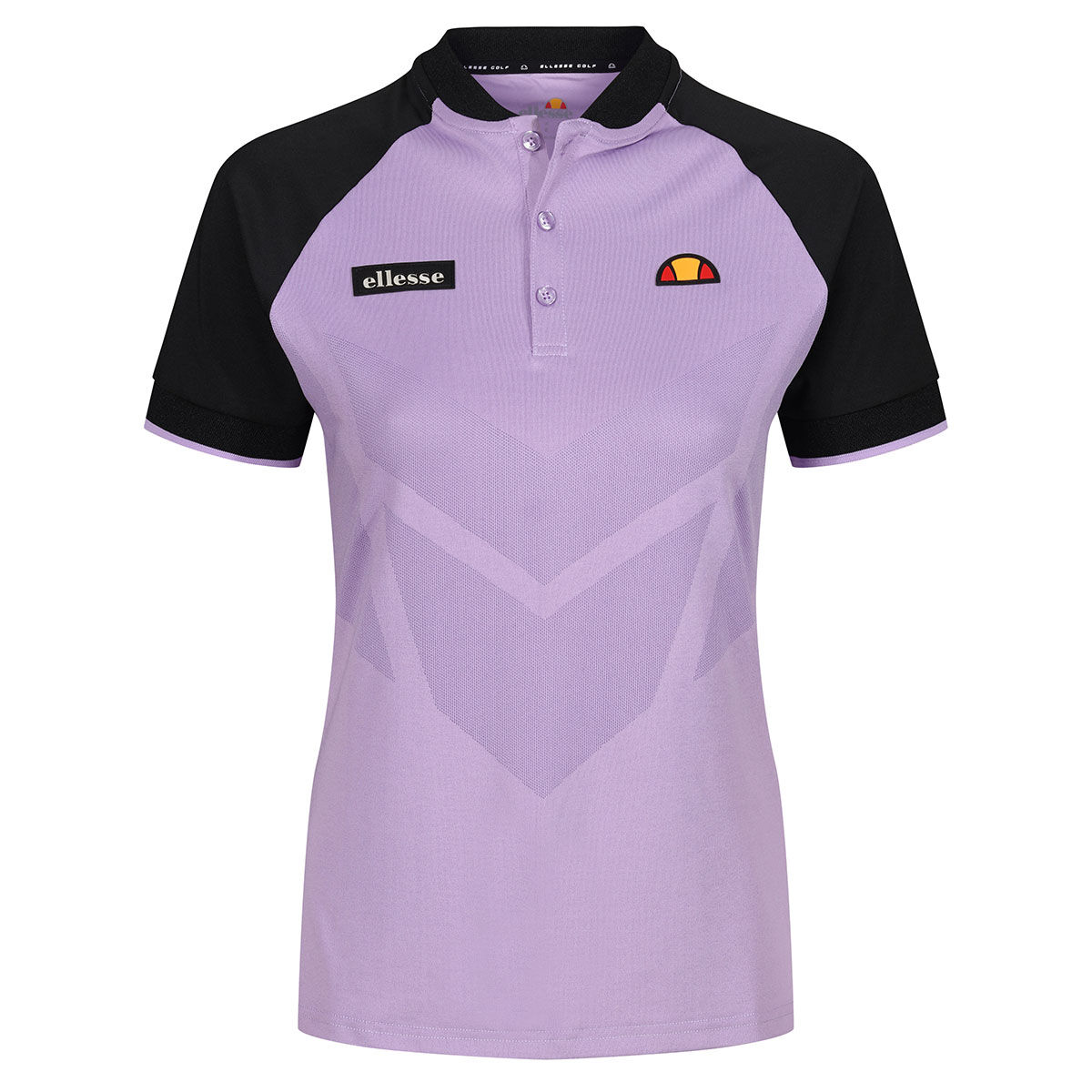 Ellesse Womens Avelania Golf Polo Shirt, Female, Light purple, 10 | American Golf von Ellesse