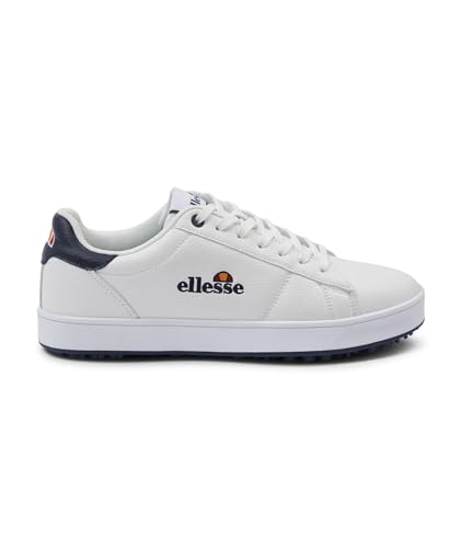 ellesse Aquila Golfschuhe, Weiß und Marineblau, UK 7 / EU 40 von Ellesse