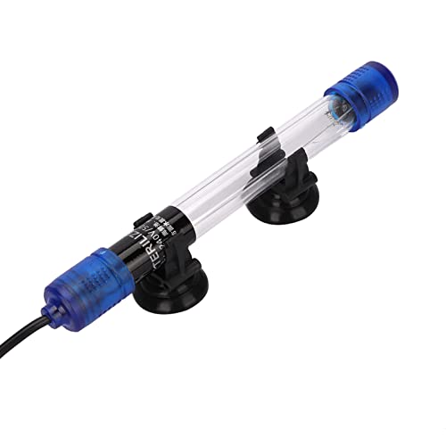 Elprico Aquarium UV-Sterilisatorlicht, Wasserdichtes UV-Sterilisatorlicht für Aquarienwasser, Saubere Lampe, Bakterien-Tötung für Aquarium(UV-11-11W) von Elprico