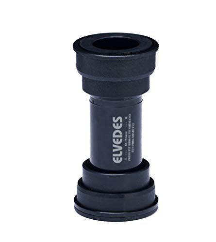 Elvedes Unisex – Erwachsene Press Fit Innenlager, schwarz, 68-73 mm von Elvedes