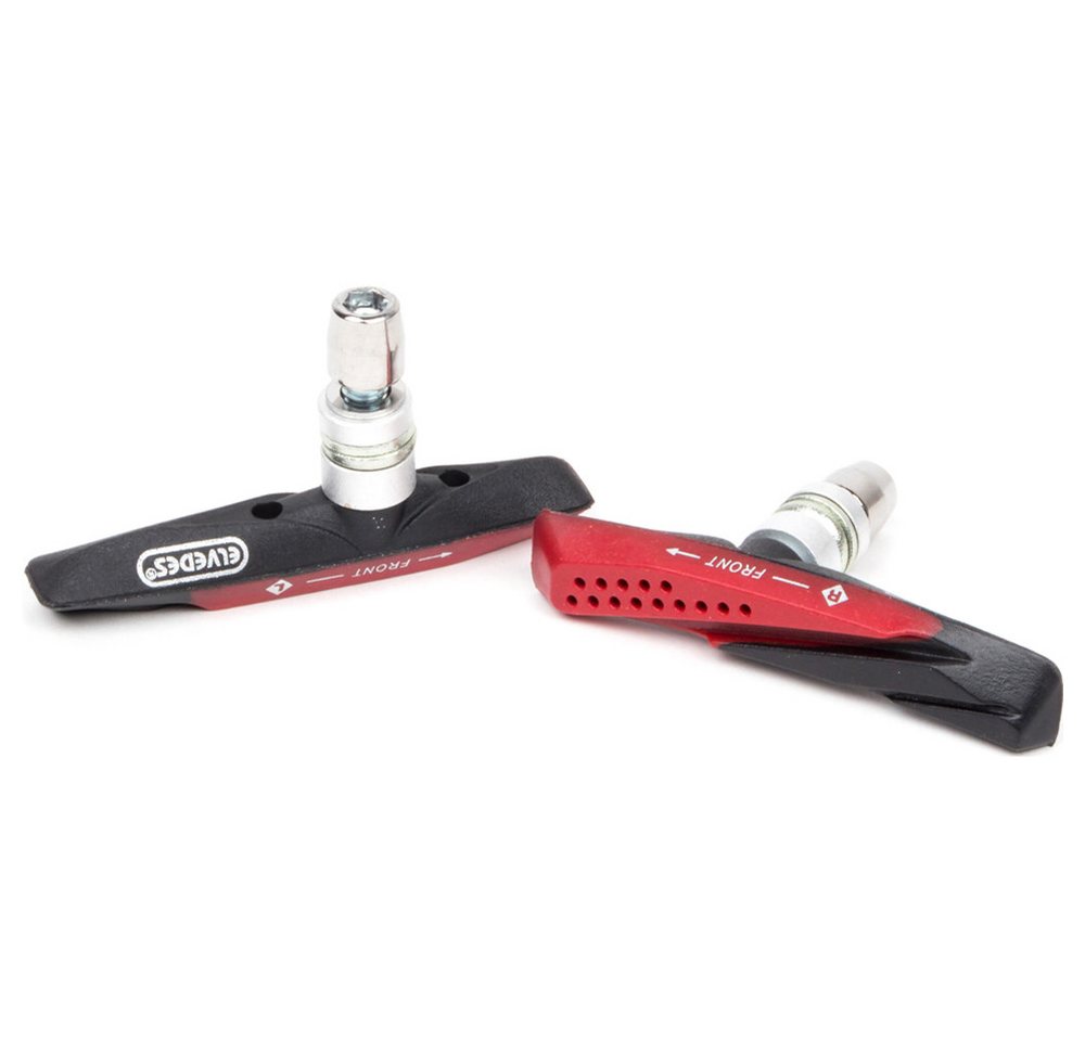 Elvedes Bremsbelag Elvedes Bremsschuh 72mm 6815 Für V-Brake, für nasse Bedingungen von Elvedes