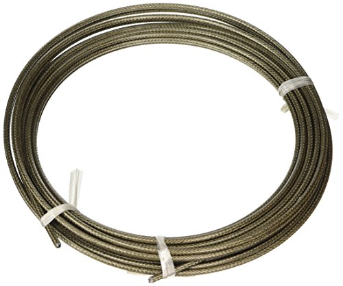 Elvedes Outer Cable Außenleitungsschalter, O5,0 mm, geflochten, 10 m, Titan, Silver von Elvedes