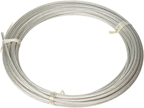 Elvedes Outer Cable Kabelumlenkung, 5,0 mm, geflochten, 10 m, silberfarben, Silber, Silver von Elvedes