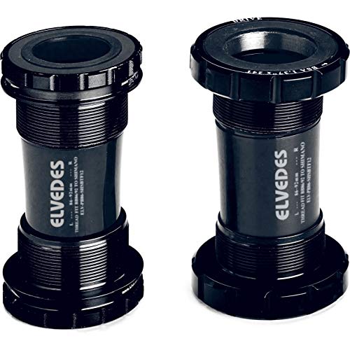 Elvedes Unisex – Erwachsene Thread Fit Innenlager, schwarz, 68-73 mm von Elvedes