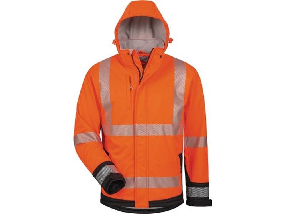 Elysee Schutzjacke ELYSEE 23436-3 Winter-Warnschutz-Softshelljacke Lukas Größe XL orang von Elysee