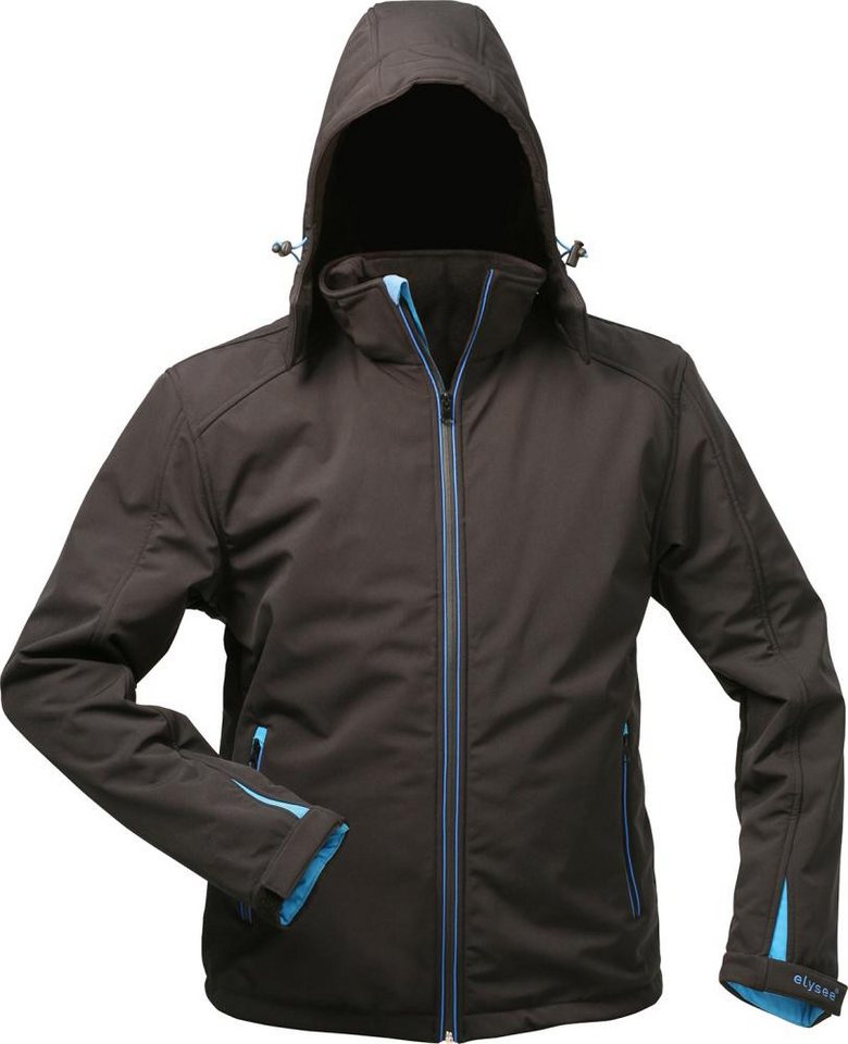 Elysee Schutzjacke Jacke,Softshell m. Kapuze Gr. M, schwarz von Elysee