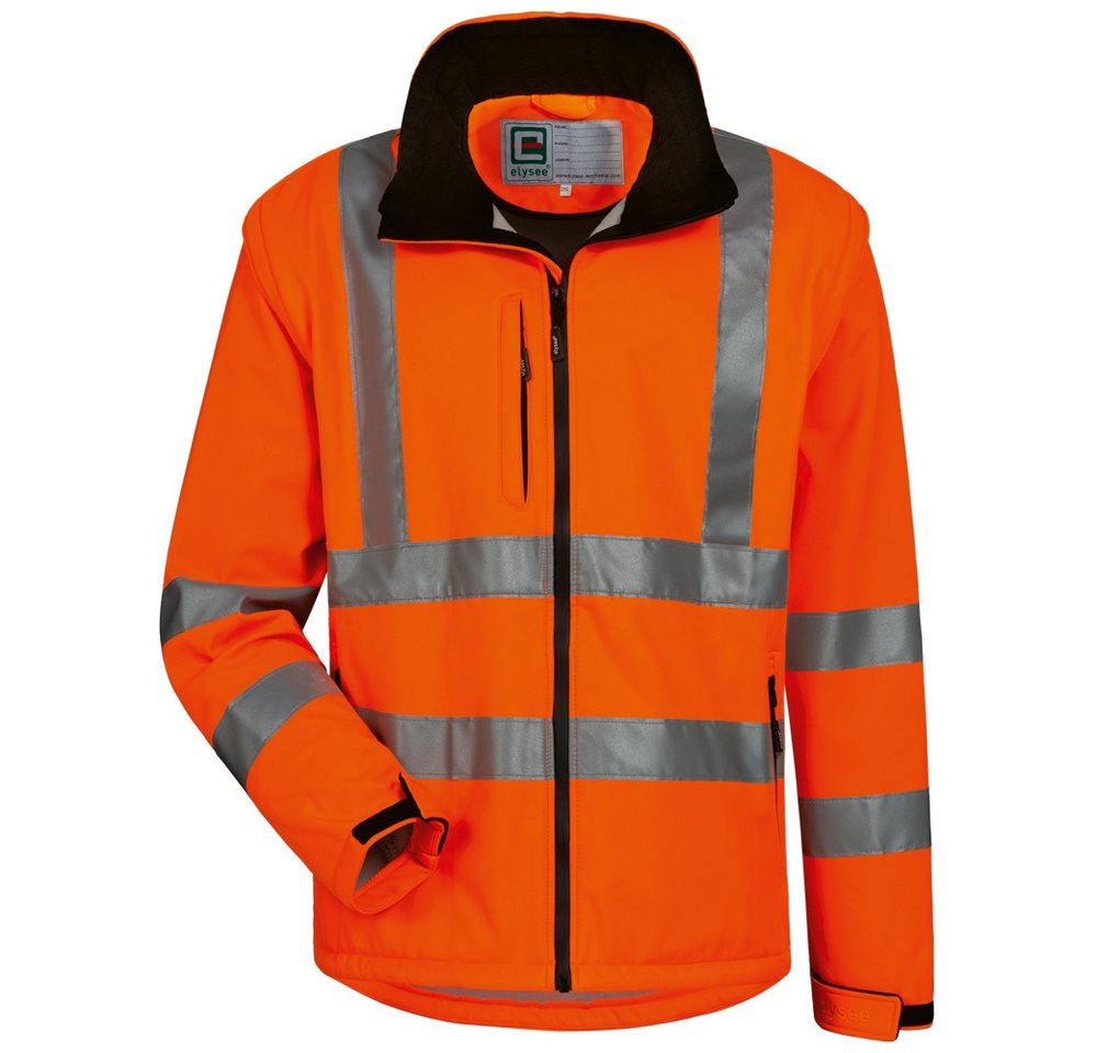 Elysee Schutzjacke TYLER Warnschutz-Softshell-Jacke ELYSEE® EN 471/3, EN 340, Orange, Gr von Elysee
