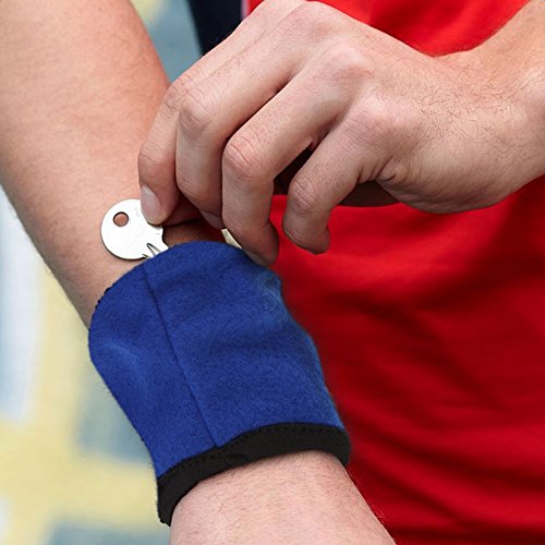 Bequeme Handgelenktasche mit Großem Fassungsvermögen in 5 Farben Zum Angeln (Blau) von Emoshayoga