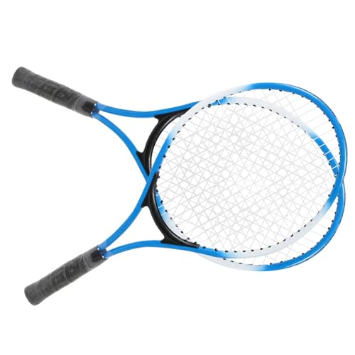Tennisschläger, Tennisschläger, Bequem, Robust, Praktisch Zum Aufbewahren und Tragen für für Anfänger (Blau) von Emoshayoga