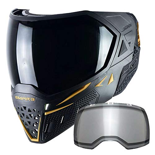 Empire EVS Paintball Maske - Black/Gold - Thermal Clear/Thermal Ninja von Empire