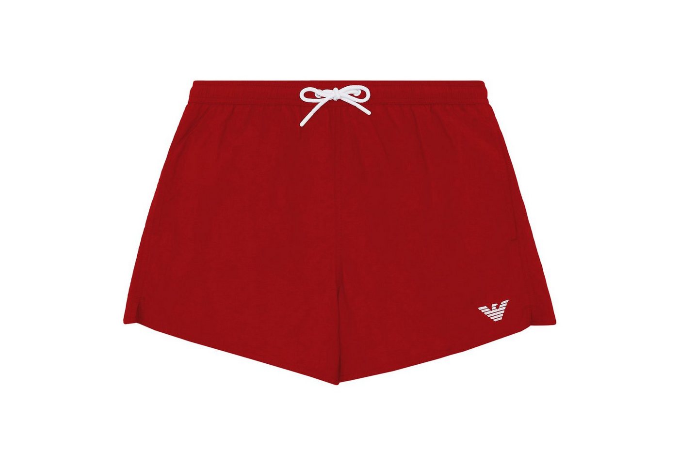 Emporio Armani Boxer-Badehose Mid Boxer Beachwear mit kleinem Markenlogo am linken Bein von Emporio Armani