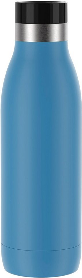 Emsa Trinkflasche Bludrop Color, Edelstahl, Quick-Press Deckel, 12h warm/24h kühl, spülmaschinenfest von Emsa