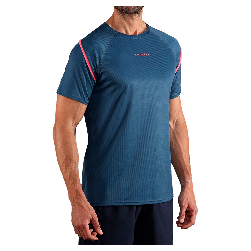 Endless Aphex Short Sleeve T-shirt Blau M Mann von Endless