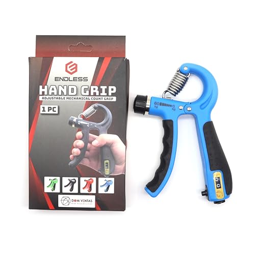 Endless Adjustable Hand Grip Strengthener Resistance Level with Counter| Exercise Equipment to Use in Home and Gym for Forearm and Finger Power Gripper Exercises von ENDLESS