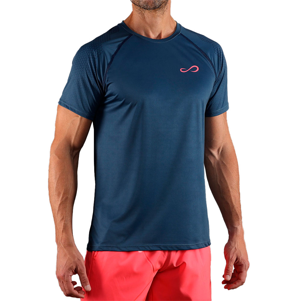 Endless Feisty Hexagon Short Sleeve T-shirt Blau M Mann von Endless