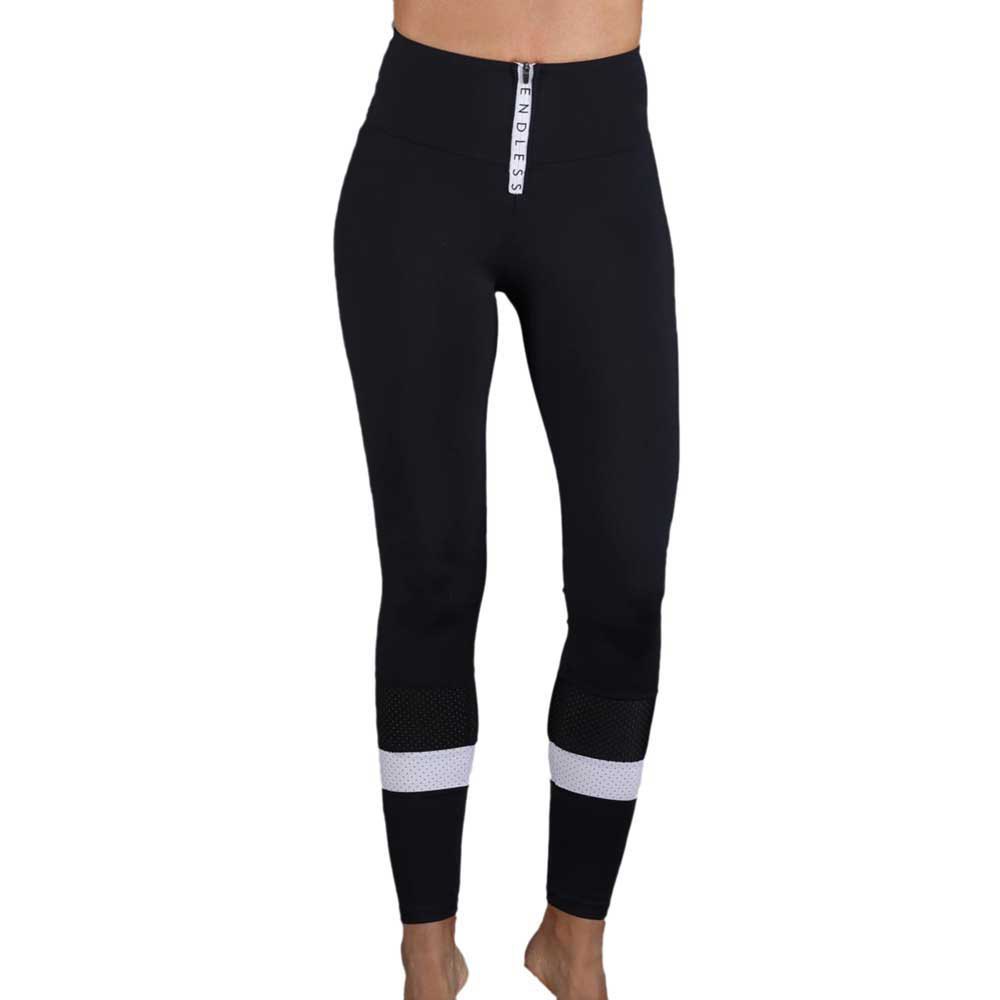 Endless Zip Leggings Schwarz L Frau von Endless